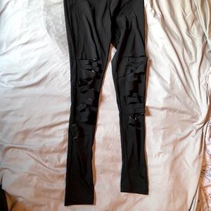 VS PINK Slashed Leggings